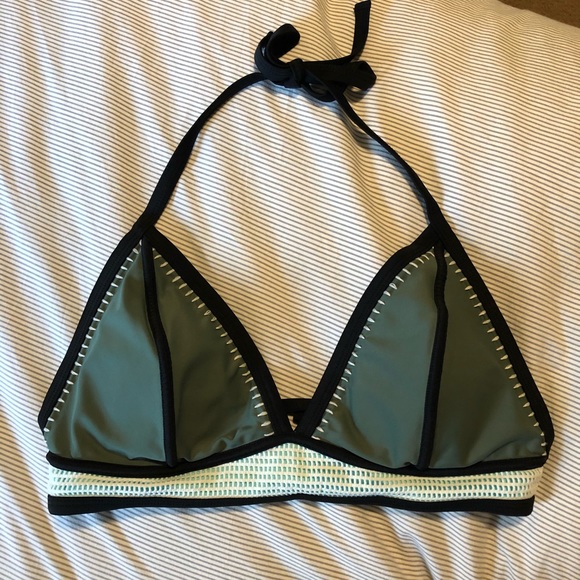 Target Other - Army Green Target Bikini Top